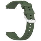 For Huawei Watch GT 5 41mm Quick Release Silicone Watch Band(Dark Green) - 3