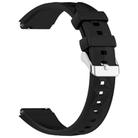 For Huawei Watch GT 5 41mm Quick Release Silicone Watch Band(Black) - 3