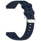 For Huawei Watch GT 5 Pro 42mm Quick Release Silicone Watch Band(Ink Blue) - 3