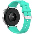For Huawei Watch GT 5 Pro 42mm Quick Release Silicone Watch Band(Teal Green) - 2