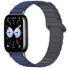 For Redmi Watch 5 Lite Two Color Magnetic Buckle Silicone Watch Band(Midnight Blue Gray) - 1