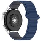 For Redmi Watch 5 Lite Two Color Magnetic Buckle Silicone Watch Band(Midnight Blue Gray) - 2