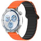 For Redmi Watch 5 Active Two Color Magnetic Buckle Silicone Watch Band(Orange Black) - 2