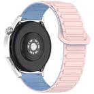 For Redmi Watch 5 Active Two Color Magnetic Buckle Silicone Watch Band(Silty Mist Blue) - 2