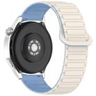 For Redmi Watch 5 Active Two Color Magnetic Buckle Silicone Watch Band(White Mist Blue) - 2