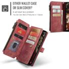 For Samsung Galaxy S24 FE 5G CaseMe C30 Card Slots Zipper Wallet Leather Phone Case(Red) - 3