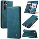 For Samsung Galaxy S24 FE 5G CaseMe 013 Multifunctional Horizontal Flip Leather Phone Case(Blue) - 1