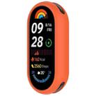 For Xiaomi Mi Band 8 Glossy Surface Silicone Watch Protective Case(Orange) - 2