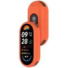 For Xiaomi Mi Band 8 Glossy Surface Silicone Watch Protective Case(Orange) - 3