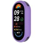 For Xiaomi Mi Band 8 Glossy Surface Silicone Watch Protective Case(Lilac Purple) - 2