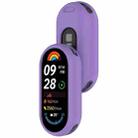 For Xiaomi Mi Band 8 Glossy Surface Silicone Watch Protective Case(Lilac Purple) - 3