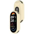 For Xiaomi Mi Band 8 Glossy Surface Silicone Watch Protective Case(Vintage White) - 3