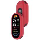 For Xiaomi Mi Band 8 Glossy Surface Silicone Watch Protective Case(Rose Red) - 3