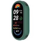 For Xiaomi Mi Band 8 Glossy Surface Silicone Watch Protective Case(Meditation Green) - 2