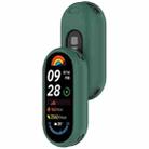 For Xiaomi Mi Band 8 Glossy Surface Silicone Watch Protective Case(Meditation Green) - 3