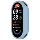 For Xiaomi Mi Band 8 Glossy Surface Silicone Watch Protective Case(Stretch Blue) - 2