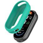 For Xiaomi Mi Band 8 Glossy Surface Silicone Watch Protective Case(Teal Green) - 1