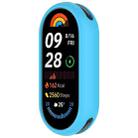 For Xiaomi Mi Band 8 Glossy Surface Silicone Watch Protective Case(Sky Blue) - 2