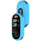 For Xiaomi Mi Band 8 Glossy Surface Silicone Watch Protective Case(Sky Blue) - 3