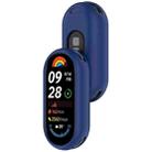 For Xiaomi Mi Band 8 Glossy Surface Silicone Watch Protective Case(Midnight Blue) - 3