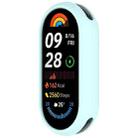 For Xiaomi Mi Band 8 Glossy Surface Silicone Watch Protective Case(Haze Blue) - 2