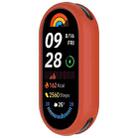 For Xiaomi Mi Band 8 Glossy Surface Silicone Watch Protective Case(Original Red) - 2