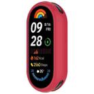 For Xiaomi Mi Band 8 NFC Glossy Surface Silicone Watch Protective Case(Rose Red) - 2