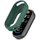 For Xiaomi Smart Band 9 NFC Glossy Surface Silicone Watch Protective Case(Meditation Green) - 1