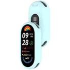 For Xiaomi Smart Band 9 NFC Glossy Surface Silicone Watch Protective Case(Haze Blue) - 3