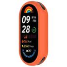 For Xiaomi Smart Band 9 Glossy Surface Silicone Watch Protective Case(Orange) - 2