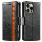 For iPhone 16 Pro CaseNeo Splicing Dual Magnetic Buckle Leather Phone Case(Black) - 2