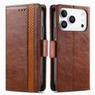For iPhone 17 Pro CaseNeo Splicing Dual Magnetic Buckle Leather Phone Case(Brown) - 2
