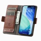 For iPhone 17 Pro CaseNeo Splicing Dual Magnetic Buckle Leather Phone Case(Brown) - 3