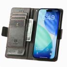 For iPhone 17 Pro Max CaseNeo Splicing Dual Magnetic Buckle Leather Phone Case(Gray) - 3