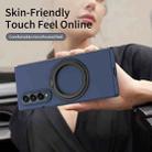 For Samsung Galaxy Z Fold3 Thunderbolt 360 Rotating Holder Shockproof Phone Case(Blue) - 3