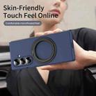 For Samsung Galaxy Z Fold7 Thunderbolt 360 Rotating Holder Shockproof Phone Case(Blue) - 3