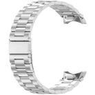 For Samsung Galaxy Watch 5 40 / 44mm Three Beads Button Quick Release Metal Watch Band(Silver) - 3