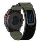 For Garmin Fenix 8 AMOLED 43mm Nylon Hook and Loop Fastener 20mm Quick Release Watch Band(Gray) - 2