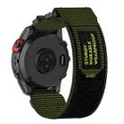 For Garmin Fenix 8 AMOLED 47mm Nylon Hook and Loop Fastener 22mm Quick Release Watch Band(Army Green) - 2