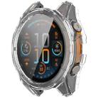 For Garmin Fenix 8 AMOLED 51mm Tempered Glass Film Integrated PC Watch Case(Transparent) - 2