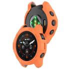 For Garmin Fenix E 47mm Armor Hollow TPU Half Coverage Watch Protective Case(Orange) - 3