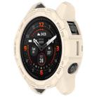 For Garmin Fenix E 47mm Armor Hollow TPU Half Coverage Watch Protective Case(Starlight) - 2