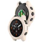 For Garmin Fenix E 47mm Armor Hollow TPU Half Coverage Watch Protective Case(Starlight) - 3