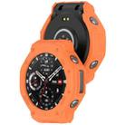 For Amazfit T-Rex3 Armor Hollow TPU Half Coverage Watch Case(Orange) - 2