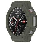 For Amazfit T-Rex3 Armor Hollow TPU Half Coverage Watch Case(Juugle Green) - 1