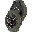 For Amazfit T-Rex3 Armor Hollow TPU Half Coverage Watch Case(Juugle Green) - 2