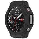 For Amazfit T-Rex3 Armor Hollow TPU Half Coverage Watch Case(Black) - 1