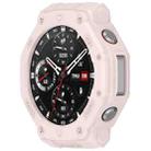 For Amazfit T-Rex3 Armor Hollow TPU Half Coverage Watch Case(Light Pink) - 1