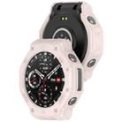 For Amazfit T-Rex3 Armor Hollow TPU Half Coverage Watch Case(Light Pink) - 2