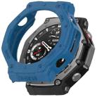 For Amazfit T-Rex3 Armor Hollow TPU Half Coverage Watch Case(Dark Blue) - 3